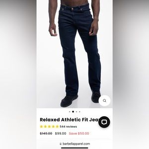 Mens Barbell Denim jeans